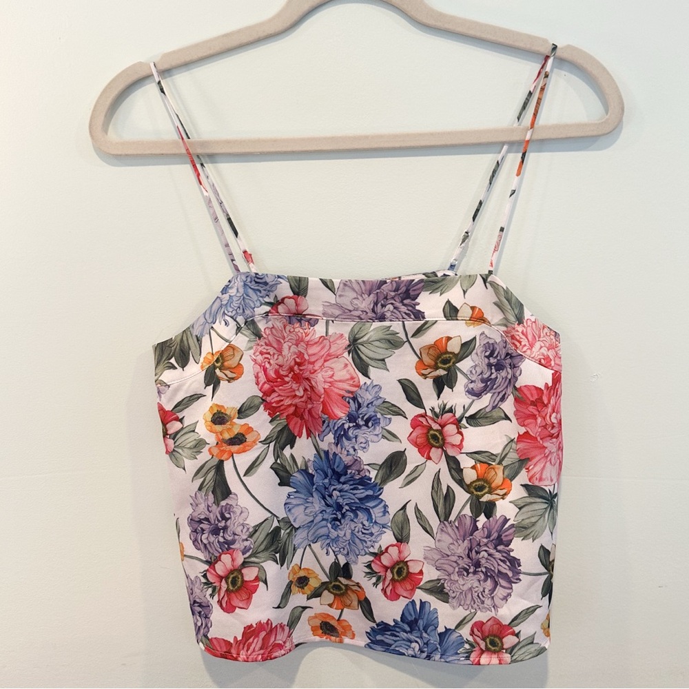 Express | Floral Spaghetti Strap Top | Size XS